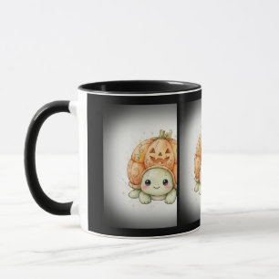 Taza Tortuga con caparazón de Jack-O'-Lantern