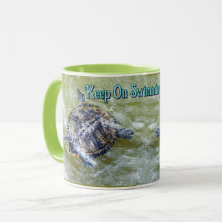 Taza Tortuga de baño dice hola