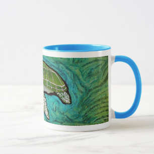 Taza Tortuga de mar verde