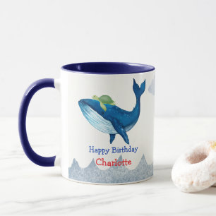 Taza Tortuga dulce carreras de ballenas océano Fiesta d