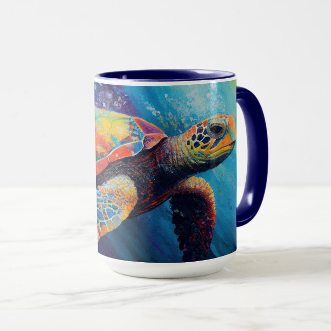 Taza Tortuga marina (Anverso derecho)