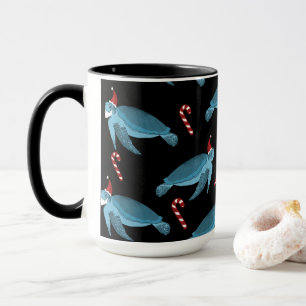 Taza Tortuga marina de los navidades