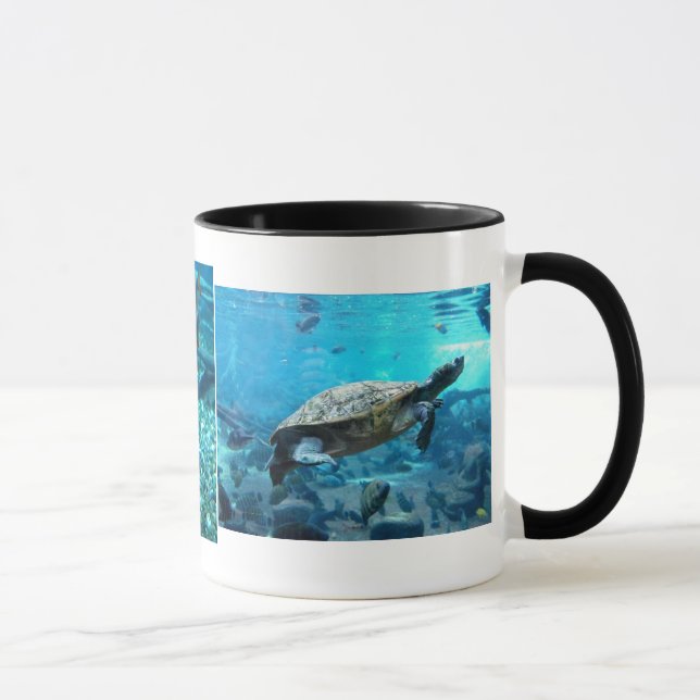 Taza Tortuga y calzado de peces (Derecha)