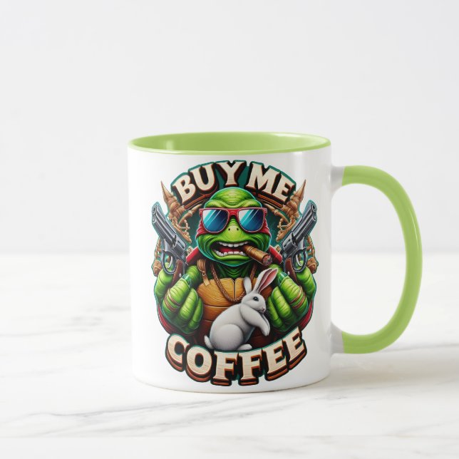 Taza Tortuga y conejo: aliados improbables me compran u (Derecha)