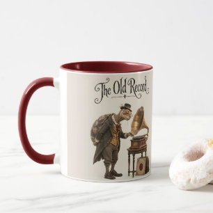 Taza Tortuga y el gramófono
