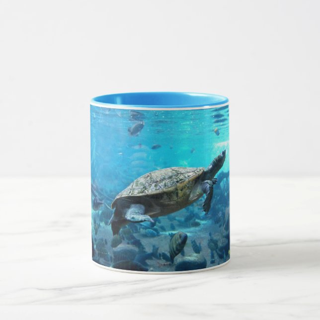 Taza Tortuga y pescado (Centro)