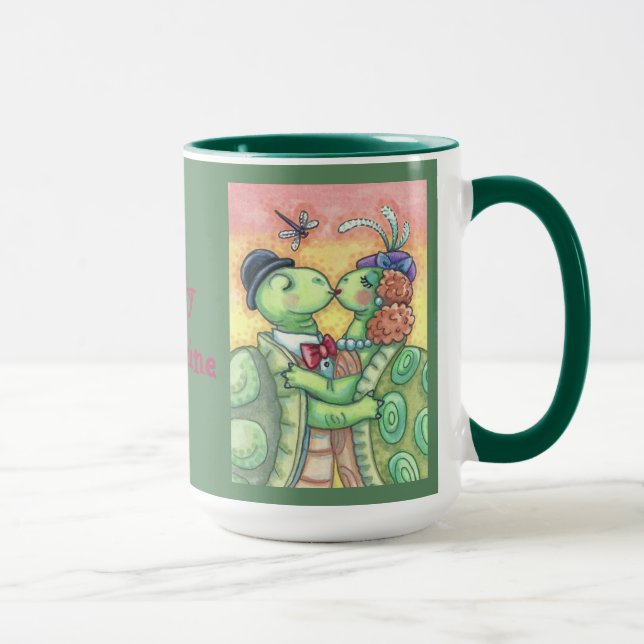 Taza Tortugas besándose VALENTINE COMBO MUG Grn *Person (Derecha)