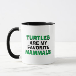 Taza Tortugas Mamíferos Café Queso Biología Chiste Dive