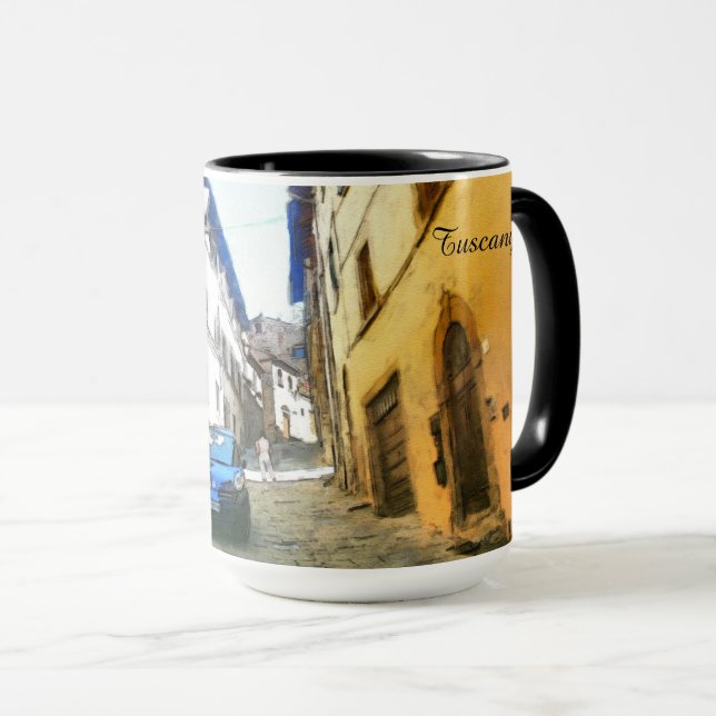 Taza Toscana. Italia. Cortona. (Anverso derecho)