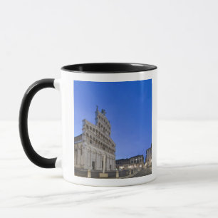 Taza Toscana, Lucca, Piazza San Michele al amanecer