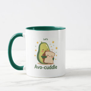 Taza Tostada de abrazos de aguacate saludable
