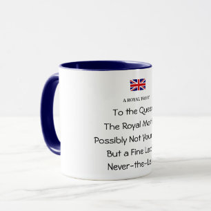 Taza Tostada Real de Reina Graciosa Café Mug