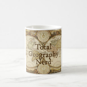 Taza total del empollón de la geografía