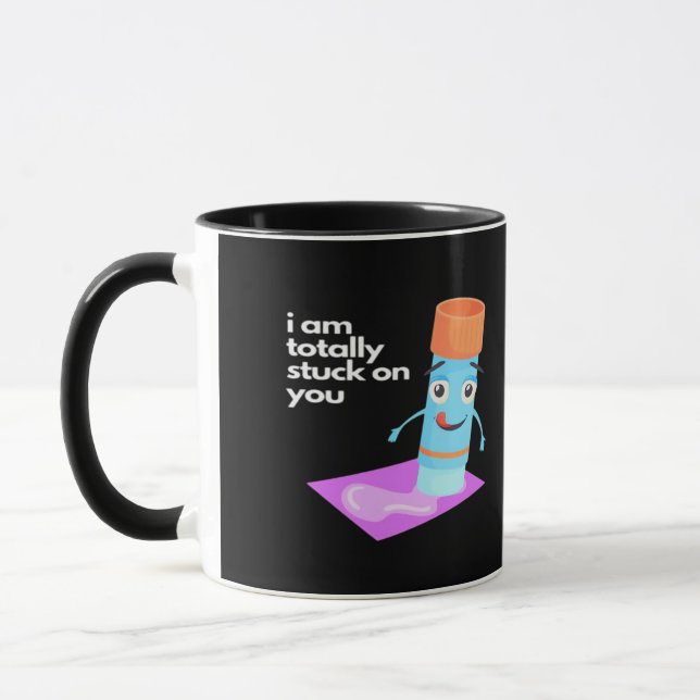 Taza Totally Stuck On You Bold Romantic Style  (Izquierda)