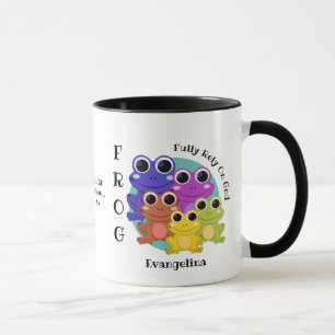 Taza TOTALMENTE CONFIADO EN LA FRONTERA Cristiana DIOS