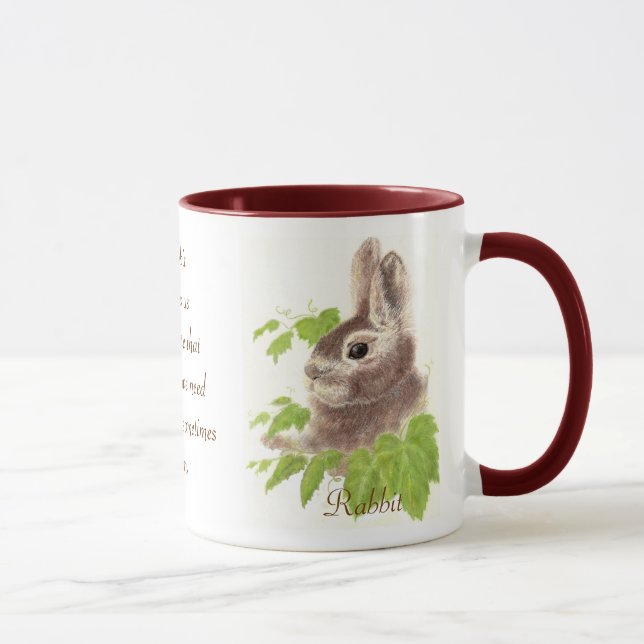 Taza Tótem animal, espiritual, estimulación de la inspi (Derecha)