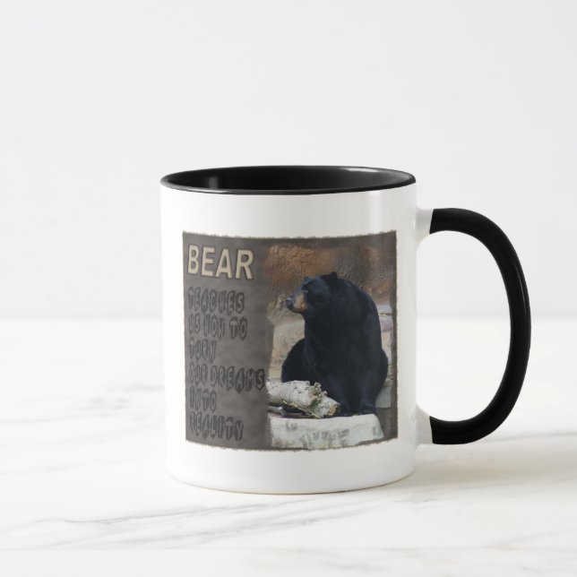 TAZA TÓTEM DEL OSO - SUEÑOS EN REALIDAD - SABIDURÍA (Derecha)