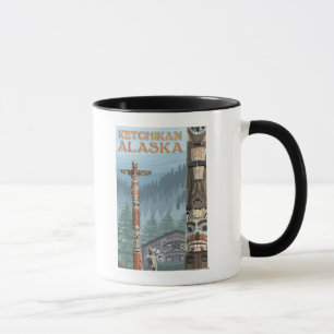 Taza Tótemes de Alaska - Ketchikan, Alaska