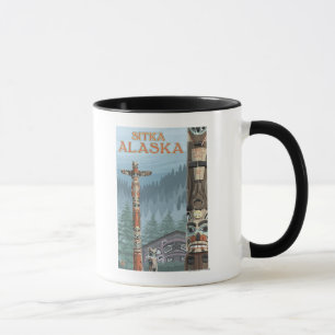 Taza Tótemes de Alaska - Sitka, Alaska
