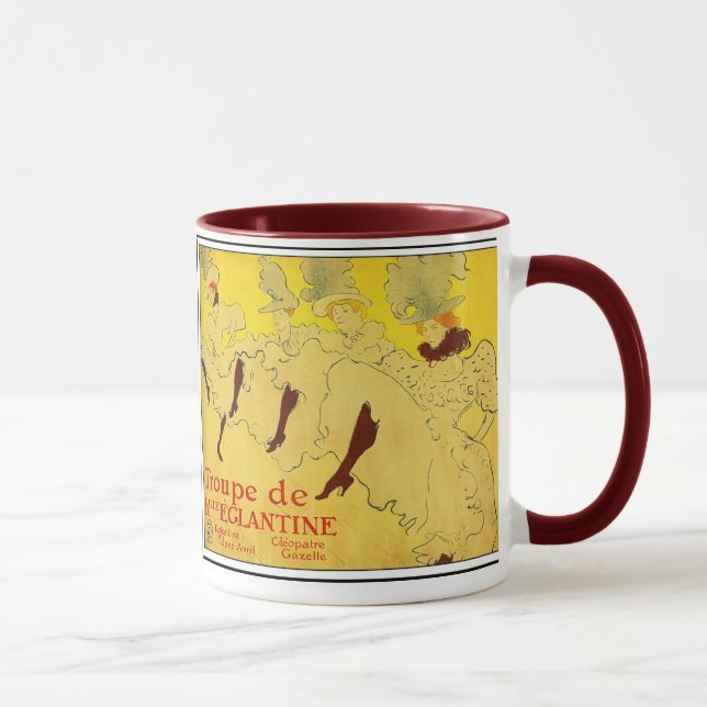 Taza Toulouse-Lautrec - Dance Troupe (Derecha)