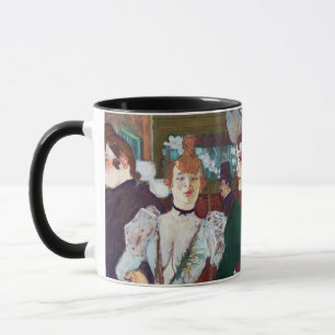 Taza Toulouse-Lautrec - La Goulue llegando al Rouge
