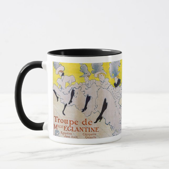 Taza Toulouse-Lautrec - Troupe de Mlle Eglantine (Izquierda)