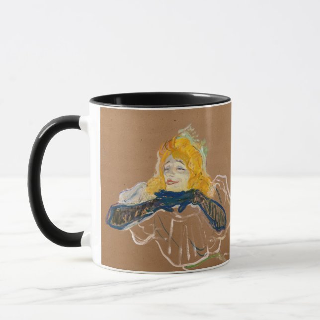 Taza Toulouse-Lautrec - Yvette Guilbert Singing (Izquierda)