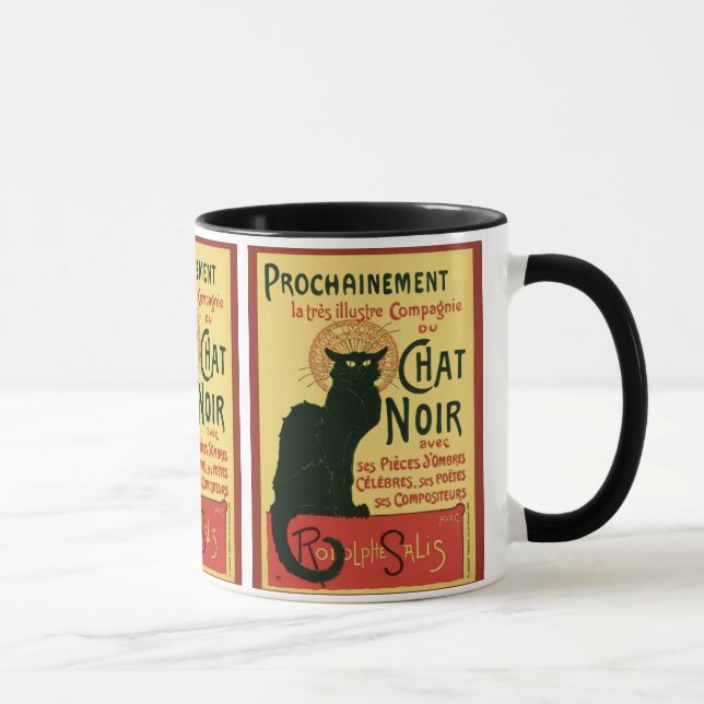 Taza Tournée du Chat Noir, Theophile Steinlen (Derecha)