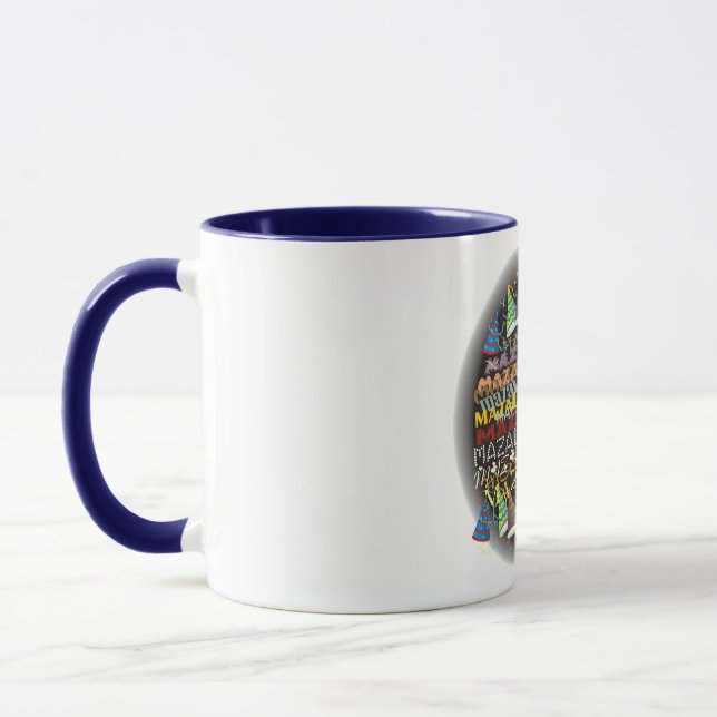 Taza tovs de mazal (Izquierda)