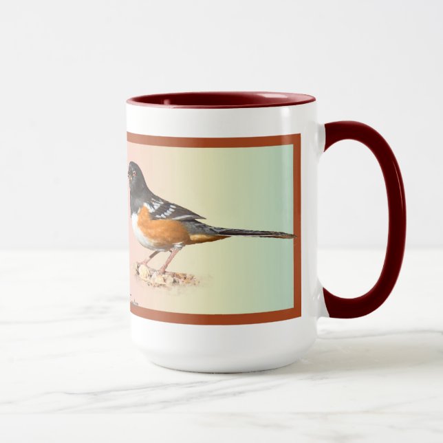 TAZA TOWHEE MANCHADO (Derecha)