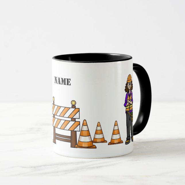 Taza Trabajadoras de la construcción nombran a Mug (Anverso derecho)