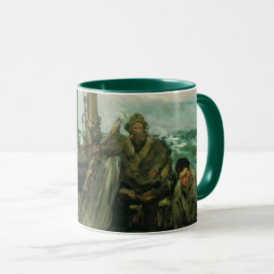Taza Trabajadores del Mar de Edouard Manet, Arte Antigu
