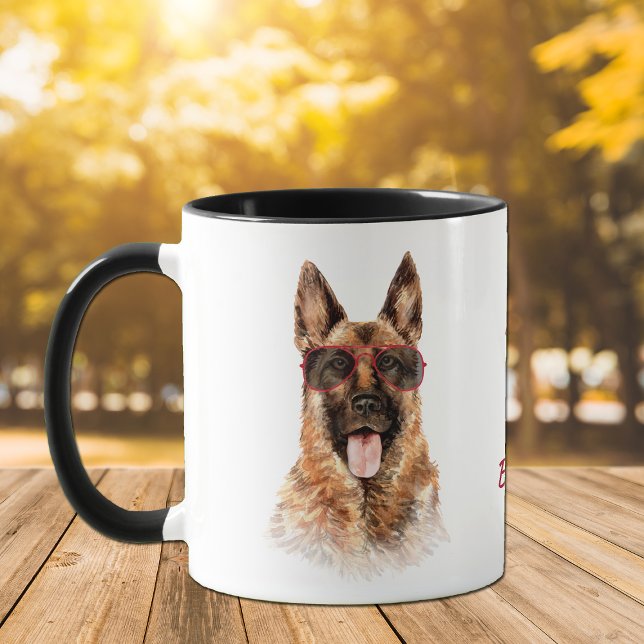 Taza Trabajando duro para mi cerdo alemán (Subido por el creador)