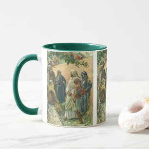 Taza Trabajando en el Sabbath, la religión vintage