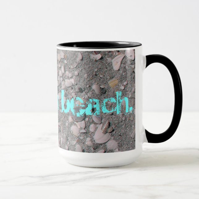Taza Trabajar es una playa. (Derecha)