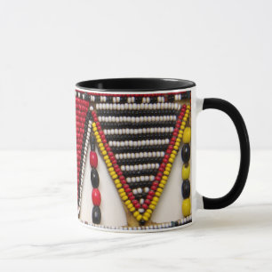 Taza Trabajo con cuentas tribales masái