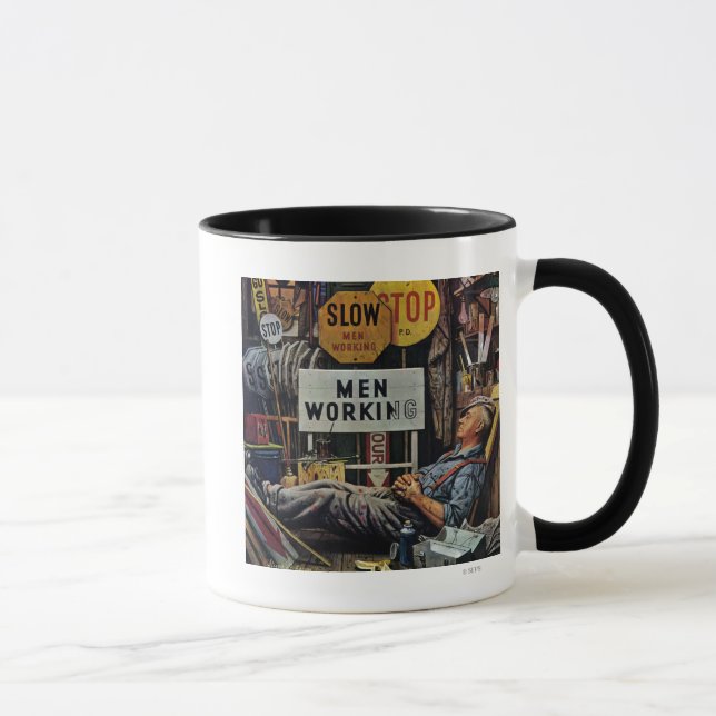 Taza Trabajo de los hombres (Derecha)