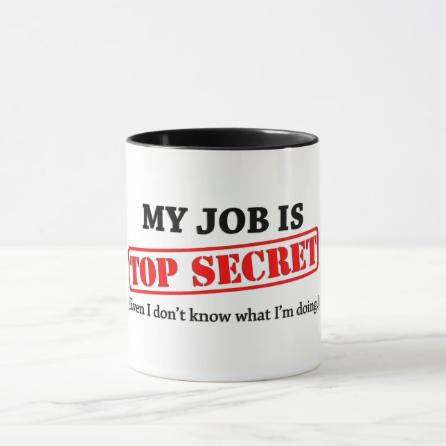 Taza Trabajo secreto superior (Centro)