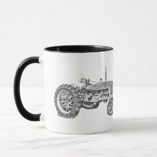 Taza Tractor de granjas - de dos lados