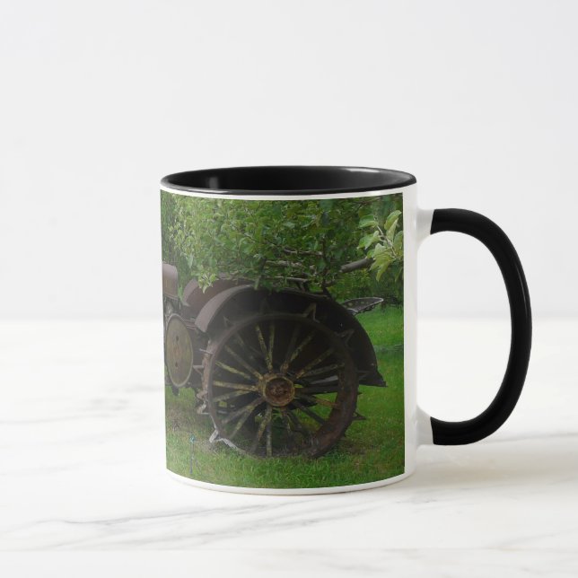 Taza Tractores metalizado antiguos de la rueda (Derecha)
