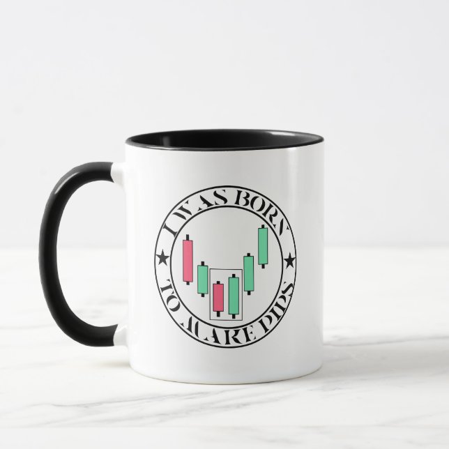 Taza Trade Design | Bullish pattern | Pips (Izquierda)