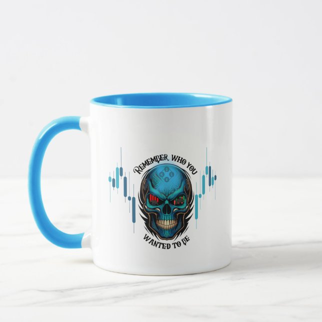 Taza Trade Motivation | Skull | Remember  (Izquierda)