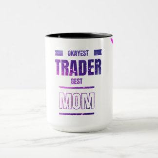 Taza Trader Mom Mug | Regalo para comerciantes e invers