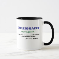 Trader Mug, Warren Buffett Cita - Té Café
