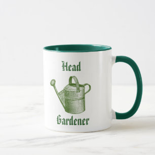 Taza Tradicional jardinería de estilo vintage