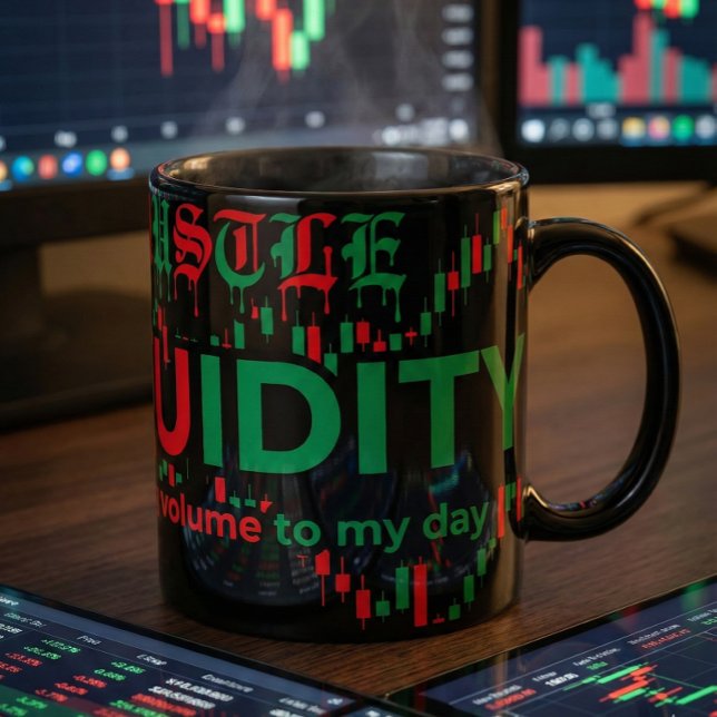 Taza Trading Chart Pattern Streetwear Red Green Candle (Subido por el creador)