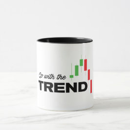 Taza Trading Mug - Ir con la tendencia