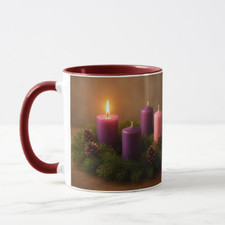 Taza Traditional Advent Wreath First Sunday