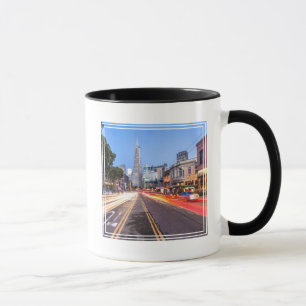 Taza Tráfico borroso de San Francisco North Beach