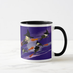 Taza Tráfico de la bruja de Halloween
